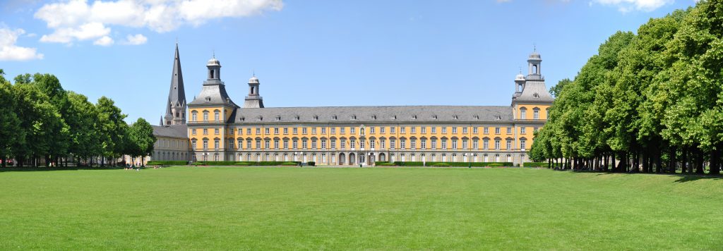 Bonn mit Hofgarten, Universität und Münster
