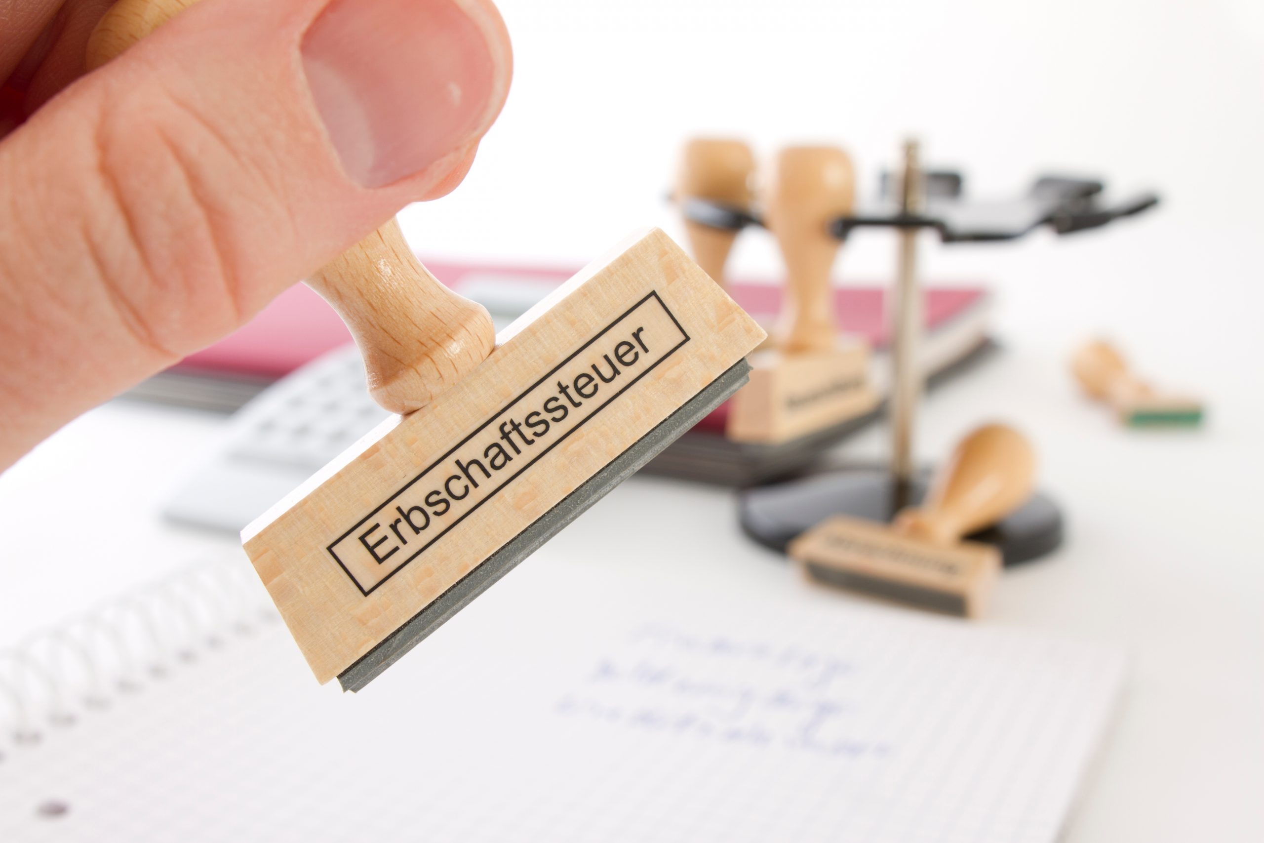 Erbschaft Stempel